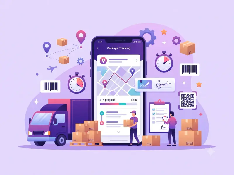 الخدمات اللوجستية والشحن